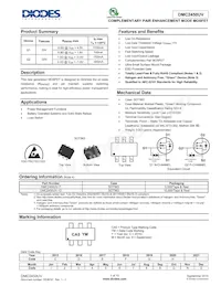 DMC2450UV-13 Datasheet Cover
