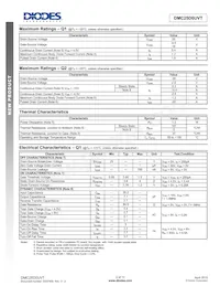 DMC25D0UVT-13 Datasheet Pagina 2