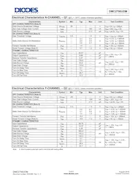 DMC2700UDM-7 Datasheet Pagina 3