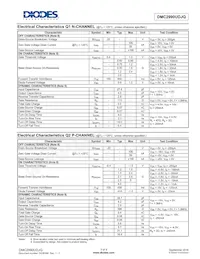 DMC2990UDJQ-7B Datasheet Pagina 3