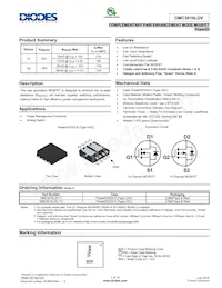 DMC3016LDV-7 Datasheet Cover