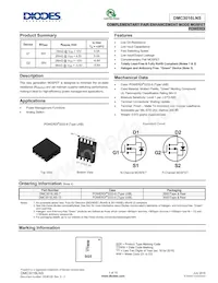 DMC3016LNS-7 Datasheet Cover