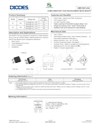 DMC3021LK4-13 Datasheet Cover