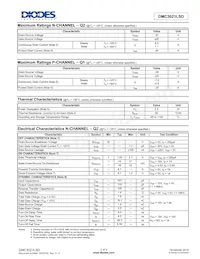 DMC3021LSD-13 Datasheet Pagina 2