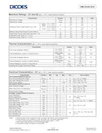 DMC3028LSDX-13 Datenblatt Seite 2