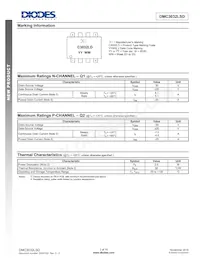 DMC3032LSD-13 Datasheet Pagina 2