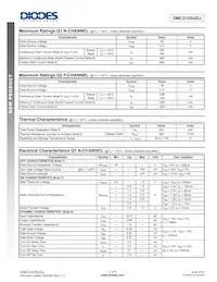 DMC31D5UDJ-7 Datasheet Pagina 2