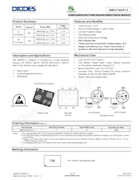 DMC3730UFL3-7 Datasheet Cover