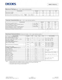 DMC3730UFL3-7 Datasheet Pagina 2