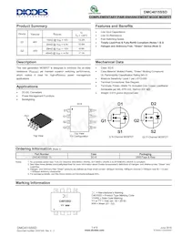DMC4015SSD-13 Datasheet Cover