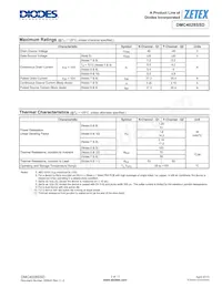 DMC4028SSD-13 Datasheet Pagina 2
