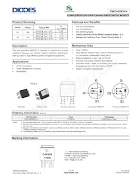 DMC4029SK4-13 Datasheet Cover