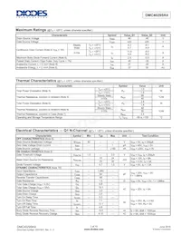 DMC4029SK4-13 Datasheet Page 2