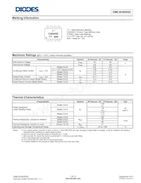 DMC4050SSD-13 Datasheet Page 2