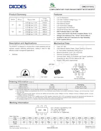 DMG1016VQ-13 Datasheet Cover