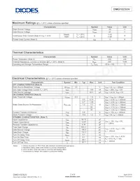 DMG1023UV-7 Datasheet Pagina 2