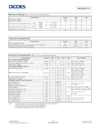 DMG5802LFX-7 Datasheet Page 2