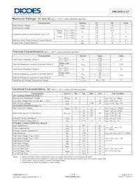 DMG6601LVT-7 Datasheet Pagina 2