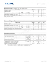 DMG6602SVTQ-7 Datasheet Pagina 2