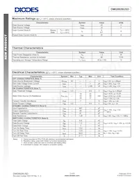 DMG9926USD-13 Datasheet Page 2