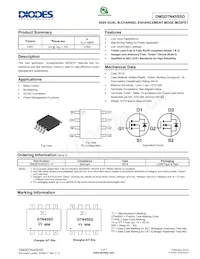 DMGD7N45SSD-13 Datasheet Cover