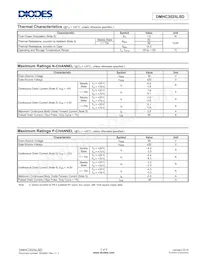 DMHC3025LSD-13 Datasheet Pagina 2