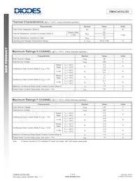 DMHC4035LSD-13 Datasheet Page 2
