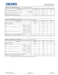 DMHC4035LSDQ-13 Datasheet Page 2
