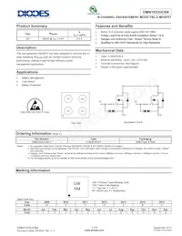 DMN1033UCB4-7 Datasheet Copertura