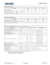 DMN1033UCB4-7 Datasheet Page 2