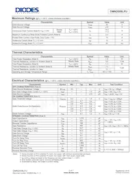 DMN2008LFU-13 Datasheet Pagina 2
