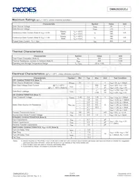 DMN26D0UDJ-7 Datasheet Page 2