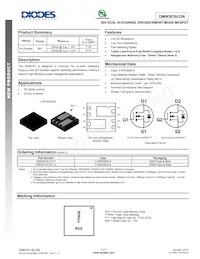 DMN3016LDN-13 Datasheet Cover