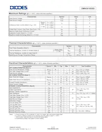 DMN3018SSD-13 Datasheet Pagina 2
