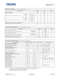 DMN3135LVT-7 Datasheet Page 2