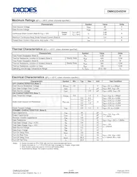 DMN32D4SDW-13 Datasheet Page 2