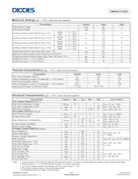 DMN4031SSD-13 Datasheet Page 2