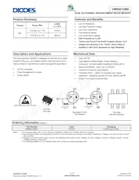 DMN601DMK-7 Datasheet Cover