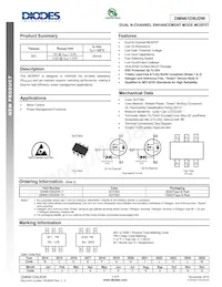 DMN61D9UDW-13 Datasheet Cover