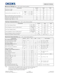 DMNH4015SSDQ-13 Datasheet Page 2