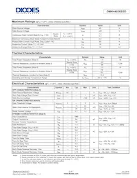 DMNH4026SSD-13 Datasheet Page 2
