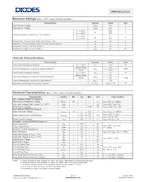 DMNH6022SSD-13 Datasheet Page 2
