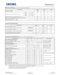 DMNH6042SSD-13 Datasheet Page 2