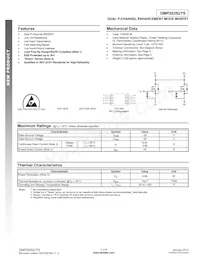 DMP2035UTS-13 Datasheet Cover