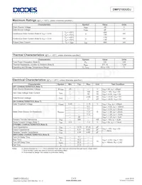 DMP210DUDJ-7 Datasheet Page 2