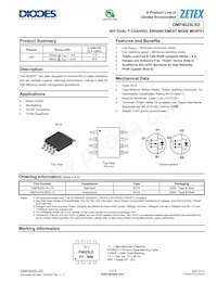DMP4025LSD-13 Datasheet Cover