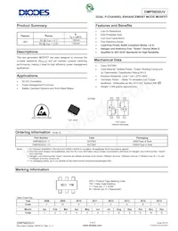 DMP56D0UV-7 Datasheet Cover