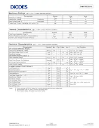 DMP56D0UV-7 Datasheet Pagina 2