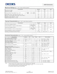 DMPH6050SSDQ-13 Datasheet Page 2