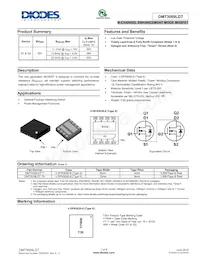 DMT3009LDT-7 Datasheet Cover